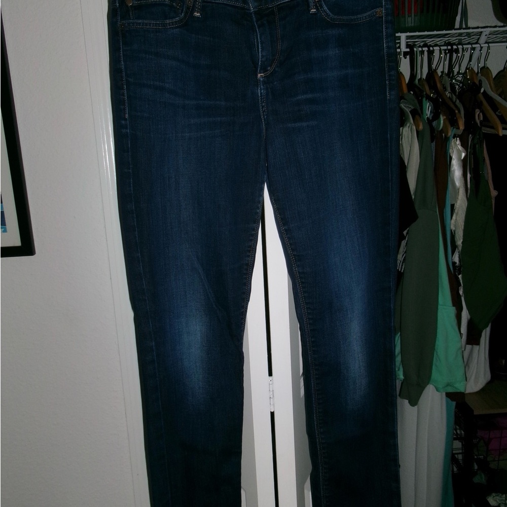 Lucky Brand Women's Straight Leg Jeans - Dark Blue